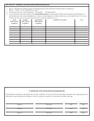Form 72A300 Tax Registration Application for Motor Fuels License - Kentucky, Page 4