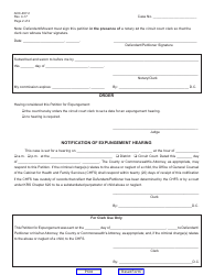 Form AOC-497.2 Petition for Expungement (For Acquittal, Dismissal With Prejudice, or Failure to Indict) - Kentucky, Page 2