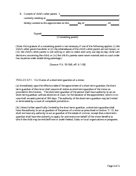 Form CFS444-2 Appointment of Short-Term Guardian - Illinois, Page 4
