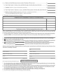 Form PC583 Account of Fiduciary - Short Form - Michigan, Page 2