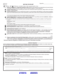 Form AOC-275.1 Petition/Motion for Order of Protection - Kentucky, Page 4