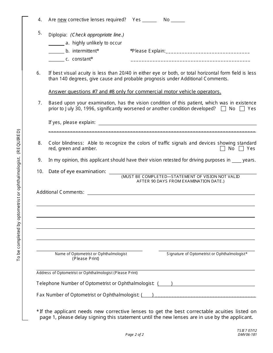 Form DMV06-18 - Fill Out, Sign Online and Download Printable PDF ...