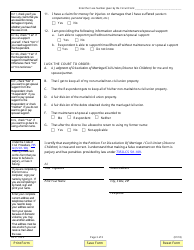 Form DV-P103.2 Petition for Dissolution of Marriage / Civil Union (Divorce No Children) - Illinois, Page 3
