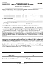 Form 62A350 &quot;Application for Exemption Under the Homestead/Disability Amendment&quot; - Kentucky