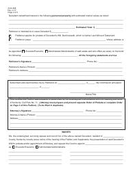 Form AOC-805 Petition - Kentucky, Page 2