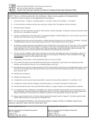Form MO780-1923 Asbestos Neshap Notification of Demolition and Renovation - Missouri