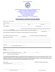 Amending / Correcting a Birth or Death Certificate - Nevada, Page 5