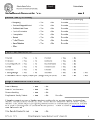 Form ISP6-002 Medical Forensic Documentation Forms - Illinois, Page 4