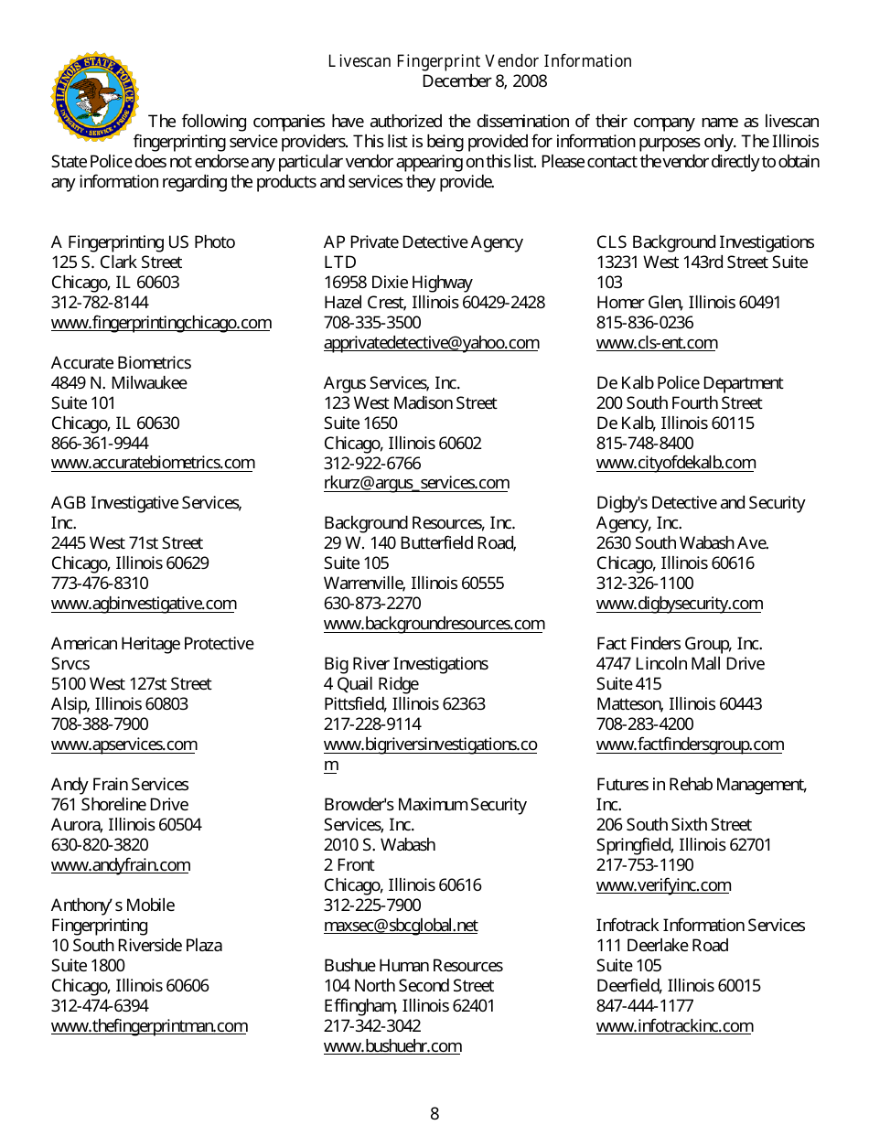Form IL505-0418 Application for a Change in Control or a Change in the Form of Ownership of an Illinois Pawnshop - Illinois, Page 12