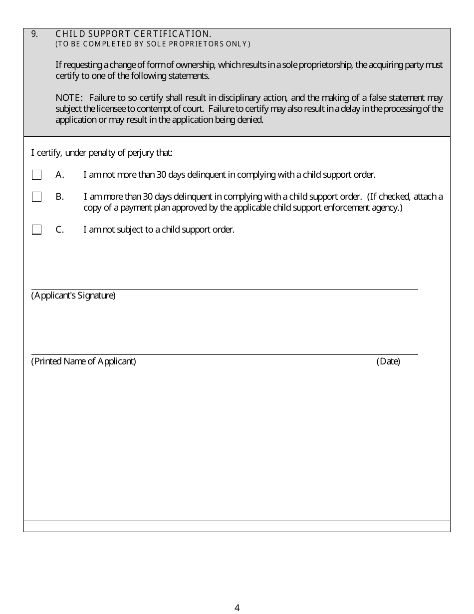 Form IL505-0418 Application for a Change in Control or a Change in the Form of Ownership of an Illinois Pawnshop - Illinois, Page 8