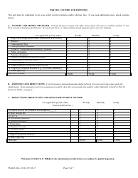 Form FM-043 Financial Statement - Maine, Page 5