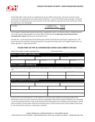 Form 3918 Request for Search of Birth - Georgia (United States)