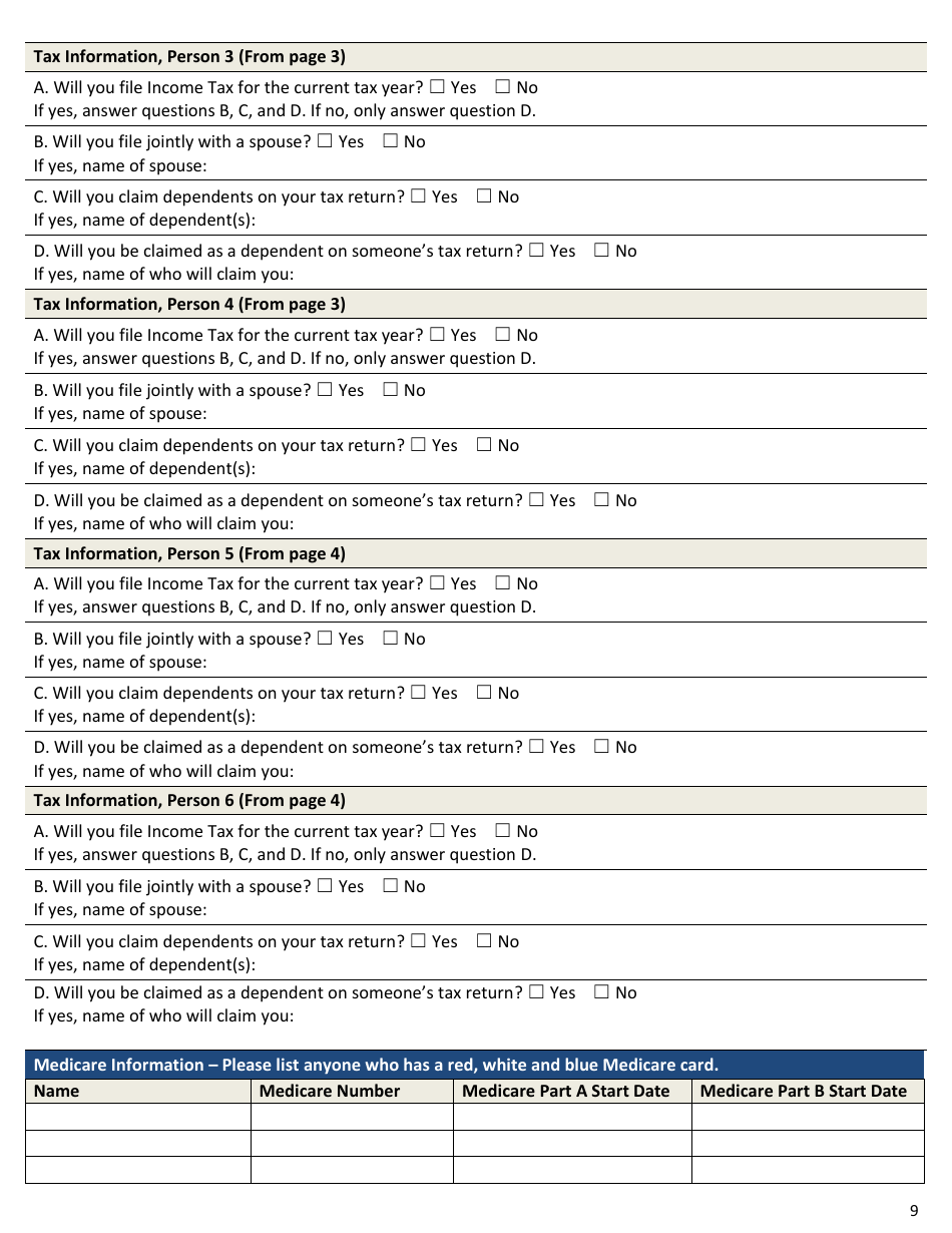 Form APP01 Application for Benefits - Maine, Page 11