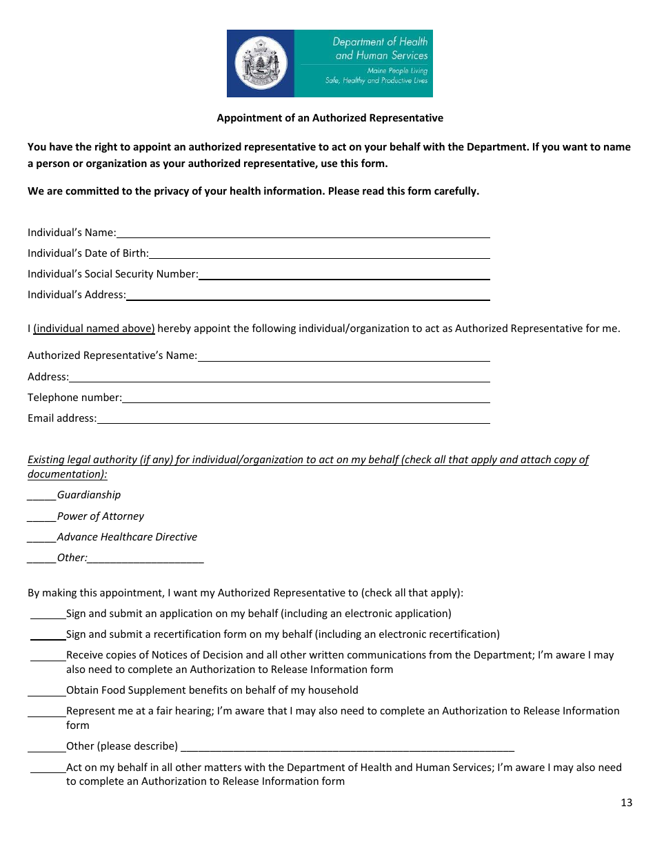 Form APP01 Application for Benefits - Maine, Page 15