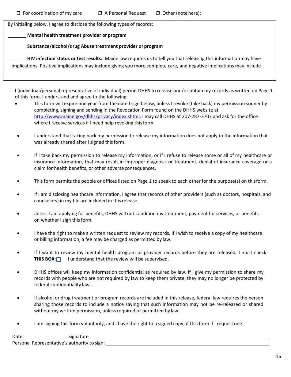 Form APP01 Application for Benefits - Maine, Page 18