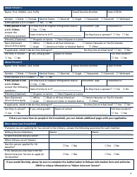 Form APP01 Application for Benefits - Maine, Page 6