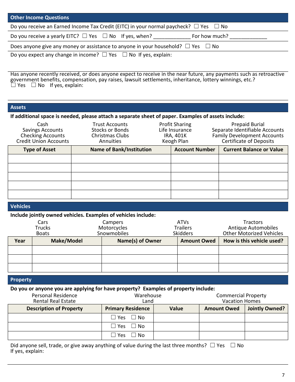 Form APP01 Application for Benefits - Maine, Page 9
