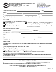 Document preview: Form LS-51 Minimum Wage Complaint Form - Missouri