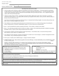 Form CSCL/CD-715 Certificate of Amendment to the Articles of Organization for Limited Liability Companies - Michigan, Page 2