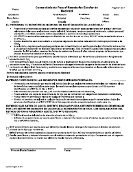 Document preview: Consentimiento Para El Reembolso Escolar De Medicaid - Idaho (Spanish)