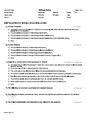 Written Notice Form - Idaho