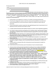 Application Packet for Private Schools or Facilities Providing Special Education Services - Idaho, Page 5