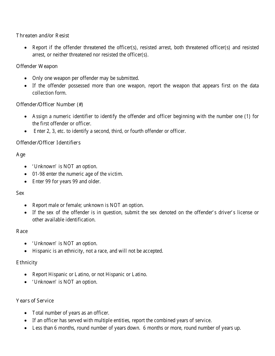 Form ISP9-089 Officer Non-fatal Shooting Incident Form - Illinois Uniform Crime Reporting Program - Illinois, Page 4