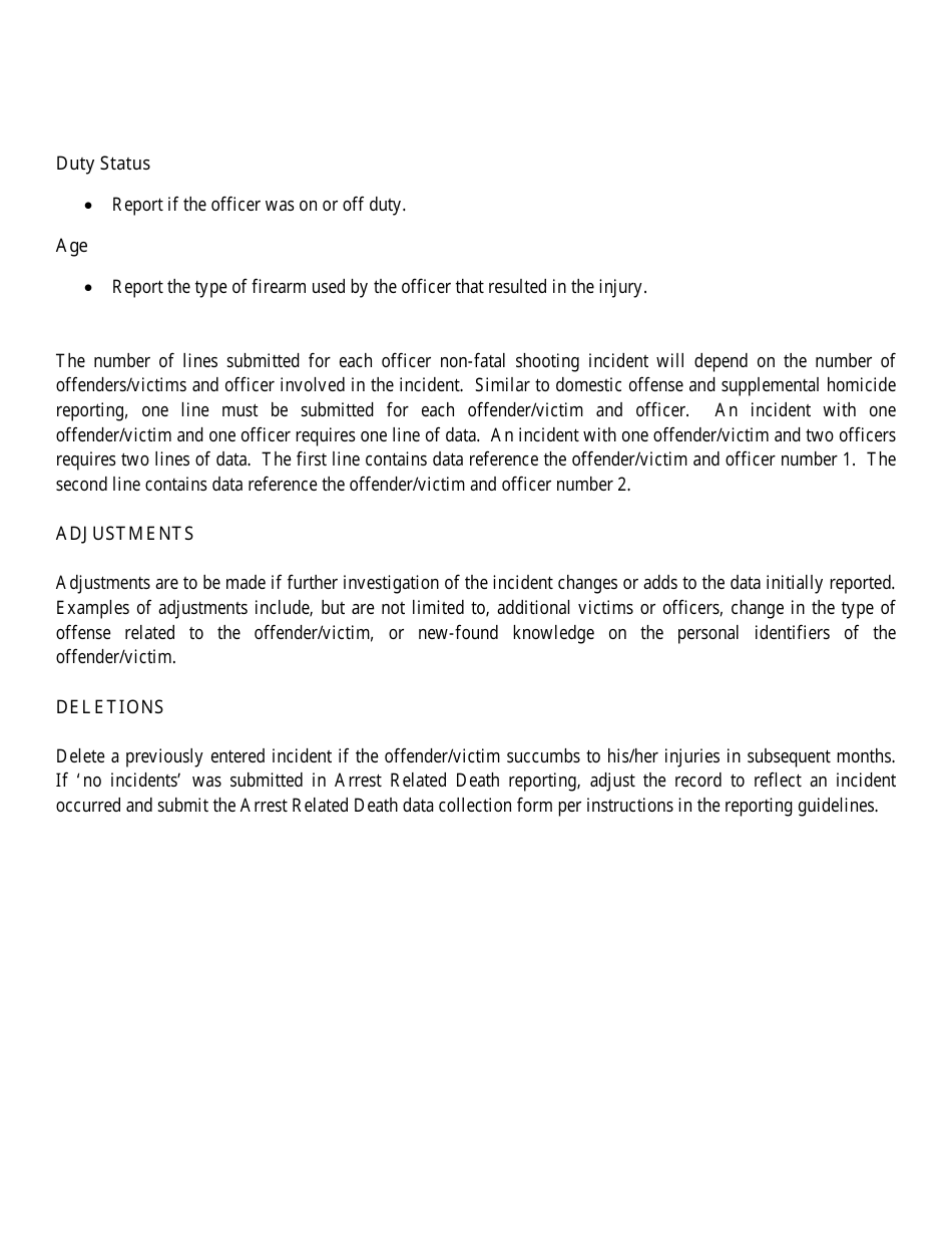 Form ISP9-089 Officer Non-fatal Shooting Incident Form - Illinois Uniform Crime Reporting Program - Illinois, Page 5