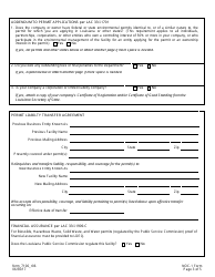 Form NOC-1 Notification of Change Form for Company Name Changes, Facility Name Changes, Permit Transfers, Ownership Changes, and/or Operator Changes (For All Media) - Louisiana, Page 3