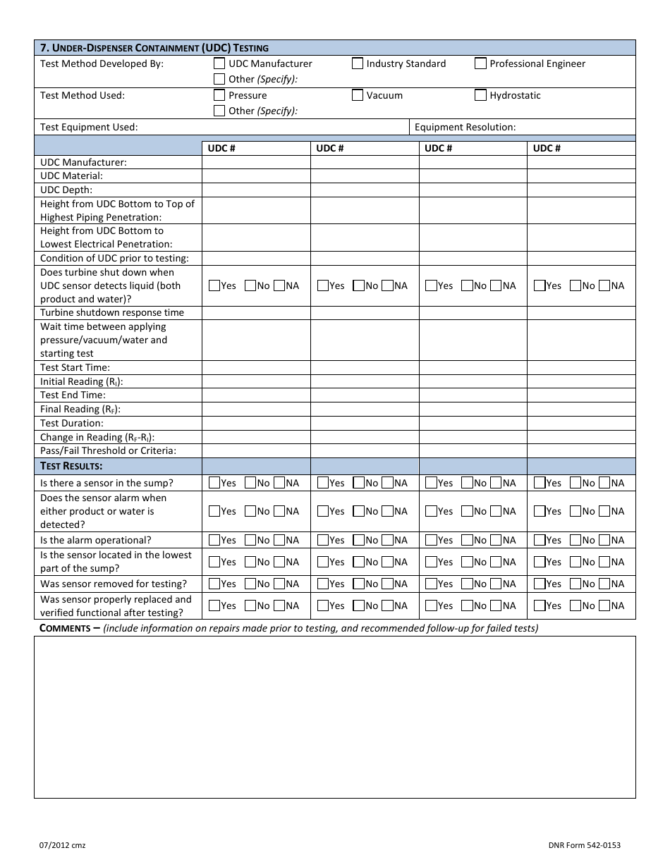 DNR Form 5420153 Fill Out, Sign Online and Download Fillable PDF