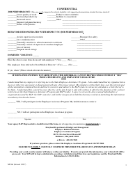 Form MS561 &quot;Confidential Eap Supervisory Referral Form&quot; - Maryland, Page 2