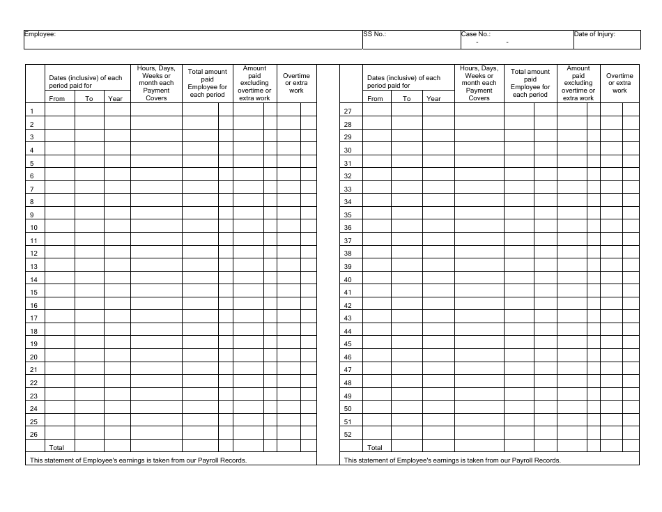 Form WC-14 - Fill Out, Sign Online and Download Printable PDF, Hawaii ...