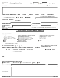 Form MO650-9475 Community Event Report Form - Emt - Behavioral Health - Missouri, Page 3