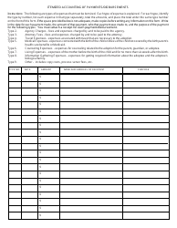 Form PCA347 Petitioner&#039;s Verified Accounting - Michigan, Page 2