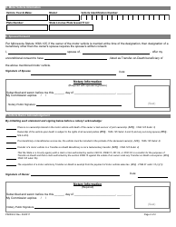 Form PS2004-2 Application for Transfer-On-Death Beneficiary - Minnesota, Page 2