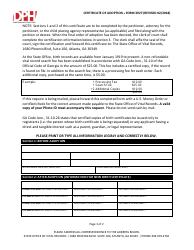 Form 3927 Certificate of Adoption - Georgia (United States)