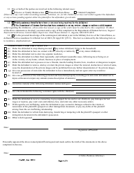 Form PA-001 Complaint for Protection From Abuse - Maine, Page 4