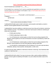 Electronic Monitoring Notification and Consent Form - Illinois, Page 5