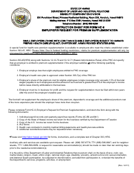 Form HC-6 Employer&#039;s Request for Premium Supplementation - Hawaii