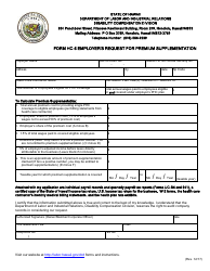 Form HC-6 Employer&#039;s Request for Premium Supplementation - Hawaii, Page 2
