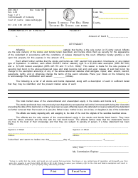 Document preview: Form AOC-360.1 Sworn Schedule for Bail Bond Secured by Stocks and Bonds - Kentucky