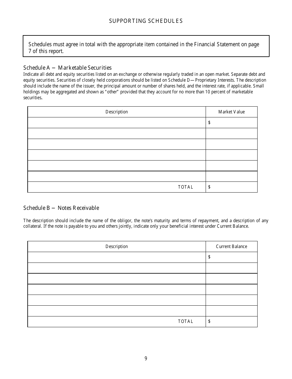 Biographical Information and Financial Report - Georgia (United States), Page 10