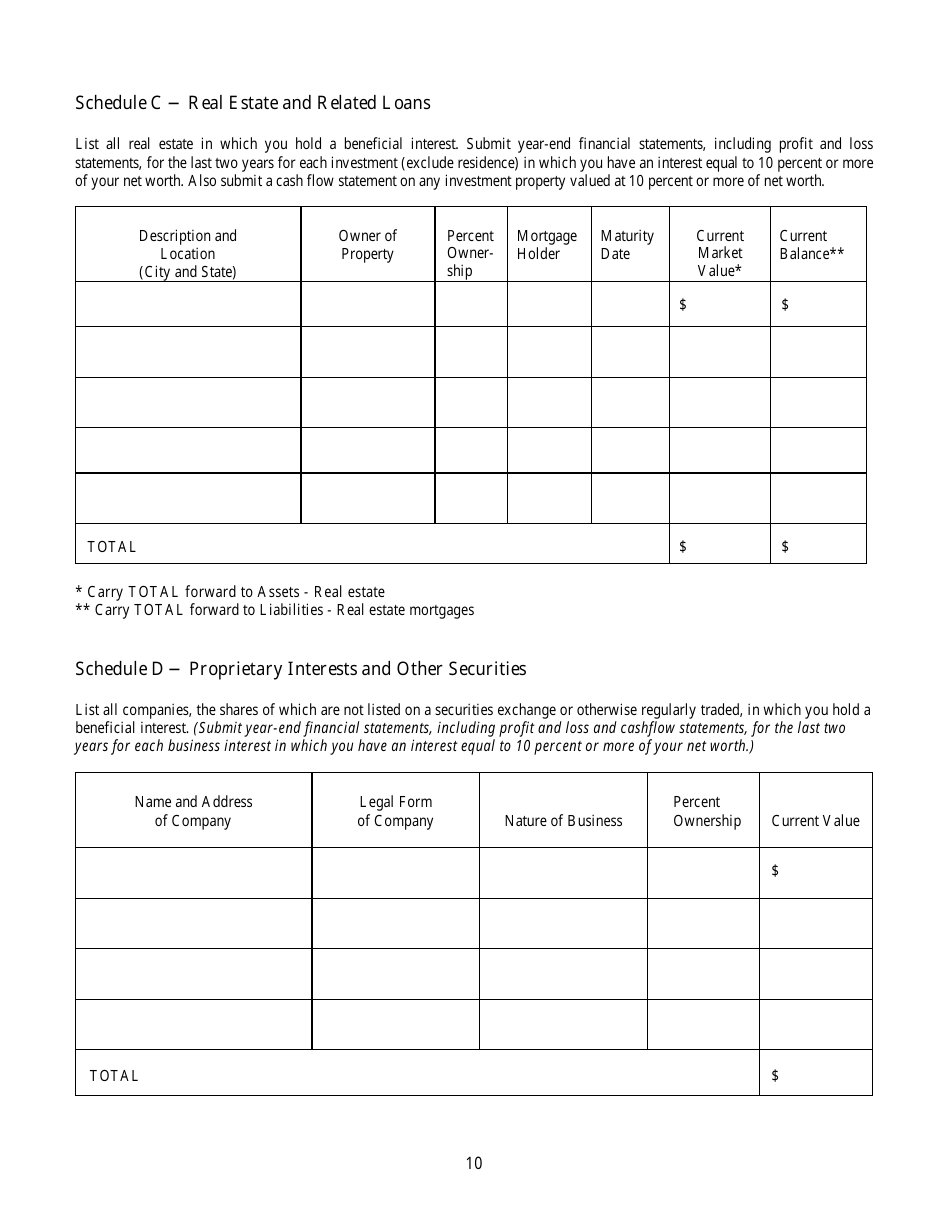 Biographical Information and Financial Report - Georgia (United States), Page 11