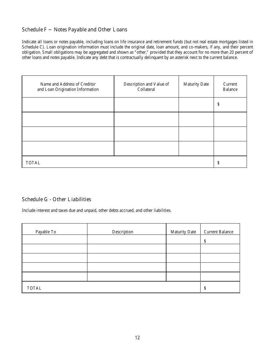 Biographical Information and Financial Report - Georgia (United States), Page 13