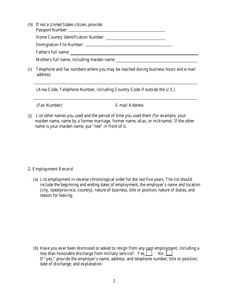 Biographical Information and Financial Report - Georgia (United States), Page 3