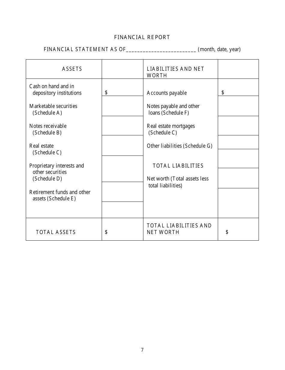 Biographical Information and Financial Report - Georgia (United States), Page 8