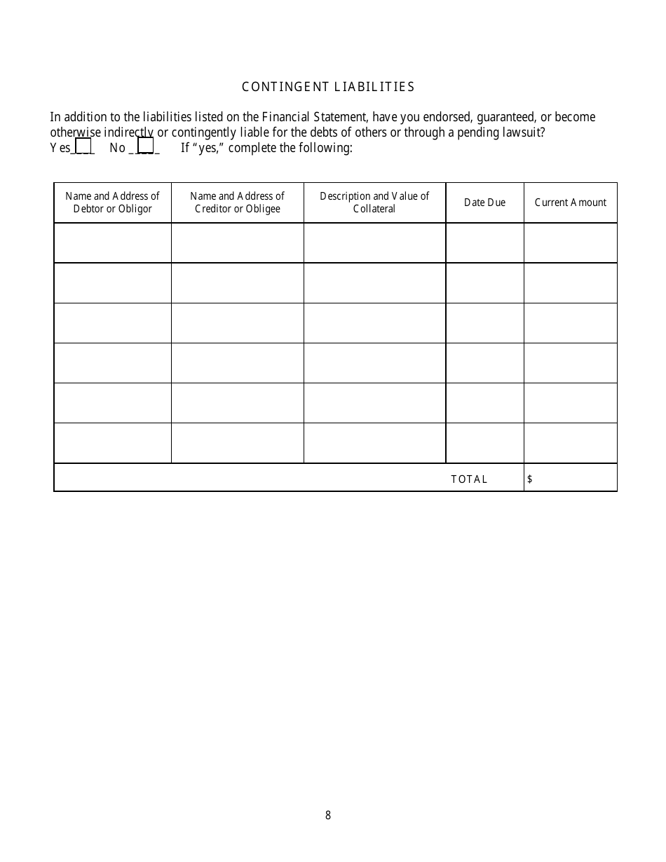 Biographical Information and Financial Report - Georgia (United States), Page 9