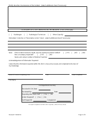 X-Ray Incident Reporting Form - Georgia (United States), Page 2