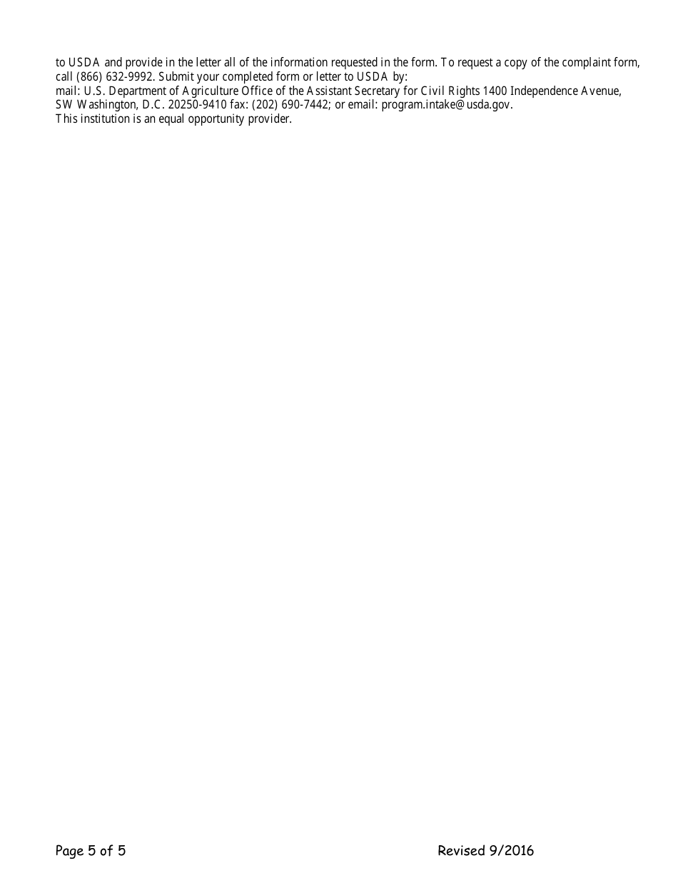 Add-A-site Checklist - Center Sponsors Adding Traditional Child or Adult Facilities - Georgia (United States), Page 5