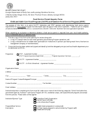 Food Service Inspection Inquiry Form - Georgia (United States)